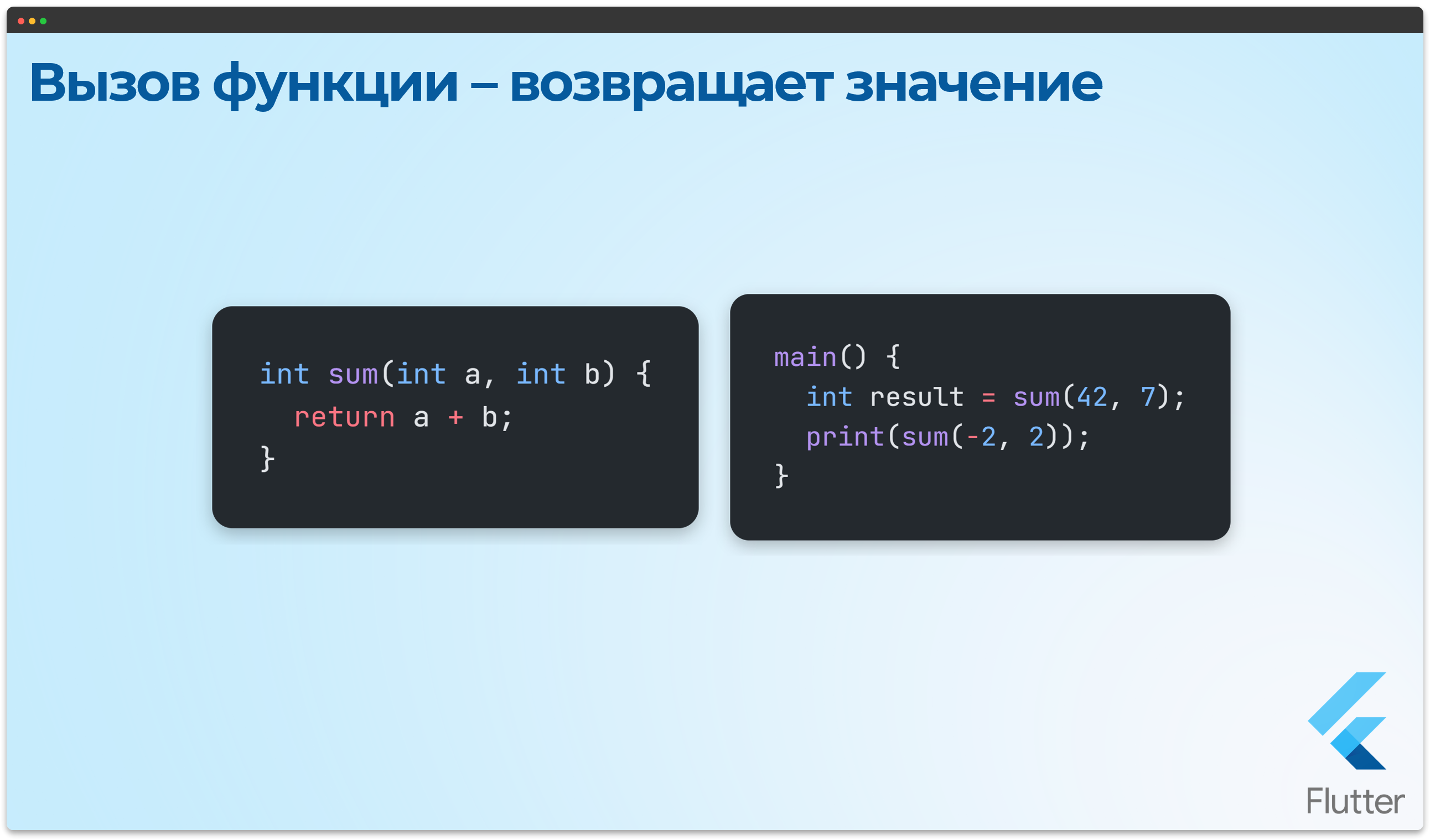 Функции с несколькими параметрами 2